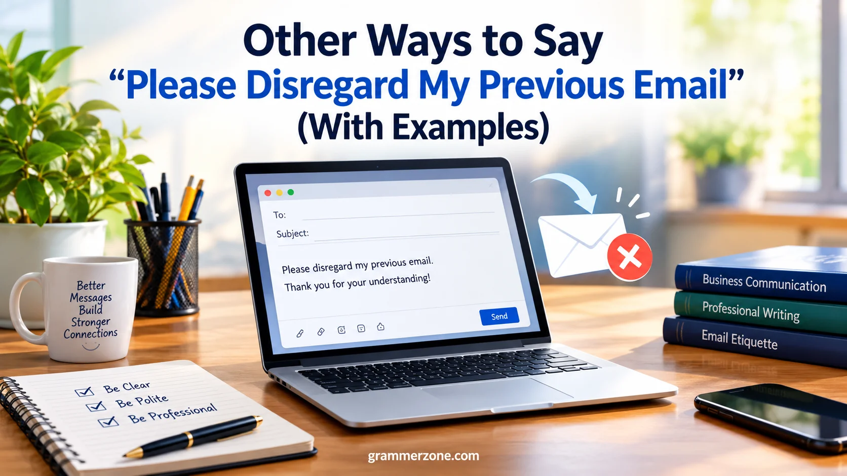 Other Ways to Say “Please Disregard My Previous Email” (With Examples)